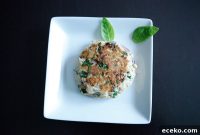 Savory Salmon and Parsley Patties with Lemon-Dill Sauce