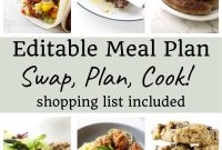 Weekly Meal Plan: Meatballs, Brats & Shrimp Tacos Menu