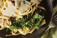 Weeknight Fettuccine with Sausage and Kale Recipe