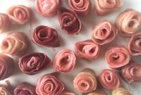 How to Make Rhubarb Roses: Simple Pastry Decorations Tutorial