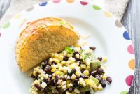 Zesty Corn, Avocado & Black Bean Salad with Lime Vinaigrette