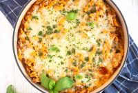 Chicken Parmesan Pasta with Crispy Chicken and Marinara