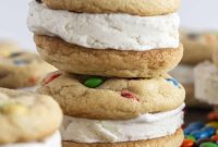 Homemade M&M Ice Cream Sandwich Recipe for Kids and Parties