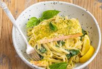 Pesto Butter Salmon with 3 Ingredients — Quick Flavorful Recipe