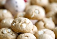 Peppermint White Chocolate Chickpea Cookies for Holiday Baking