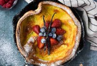 Vanilla Dutch Baby Pancake Recipe: Light Oven-Baked Treat