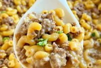 Cheeseburger Macaroni from Scratch — Homemade Hamburger Helper