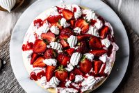 Eton Mess Cheesecake Recipe: Strawberry Meringue Dessert Cake