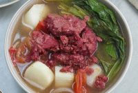 Sinigang with Corned Beef: Tangy Filipino Tamarind Stew