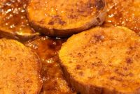 Brown Sugar Roasted Sweet Potato Slices Recipe