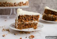 Moist Carrot Cake Recipe with Cream Cheese Frosting