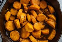 Stovetop Candied Sweet Potatoes with Brown Sugar Glaze