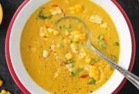 Creamy Coconut Curry Corn Soup Recipe