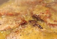 Garlic Butter Pork Chops in a Cast Iron Skillet Recipe