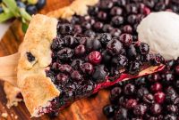 Rustic Blueberry Galette Recipe with Flaky Crust