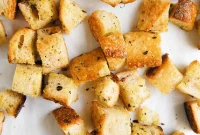 Crispy Homemade Croutons Recipe for Salads and Soups