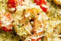 Creamy Pesto Alfredo Shrimp Recipe for Quick Dinner