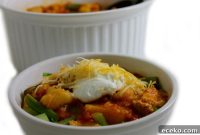 Chicken, Potato & Cheese Enchilada Bowl — Instant Pot or Stovetop