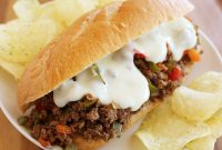 Philly Cheesesteak Sloppy Joes Recipe — Savory Sandwich Twist