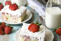 Funfetti Strawberry Poke Cake Recipe — Moist Party Cake with Sprinkles