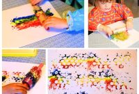 Creative Painting Techniques: Rolling Pins & Bubble Wrap Art Projects