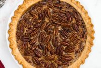 Classic Southern Pecan Pie with Buttery Pecans and Flaky Crust