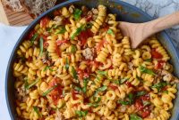 Cherry Tomato & Chicken Sausage Pasta Recipe for Quick Weeknights