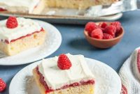 Gluten- and Dairy-Free Vanilla Raspberry Sheet Cake (Video)