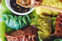 Unicorn Tofu Dumplings with Mushroom and Scallion