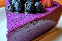 No-Bake Vegan Blueberry Chia Pie — Creamy No-Cook Dessert