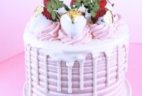 Decadent White Chocolate Strawberry Cake Recipe