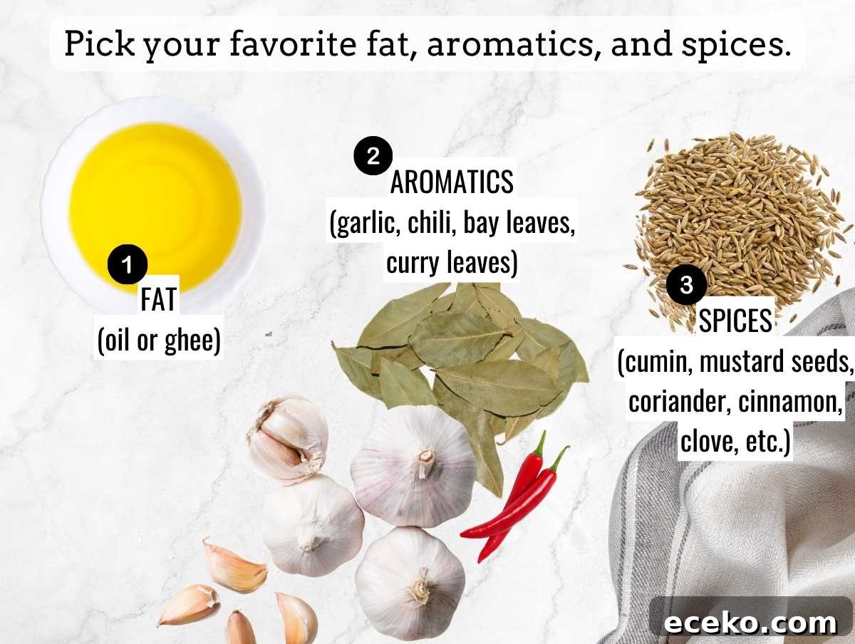 How to Make Tadka: Quick Guide to Tempering Indian Spices 3 Ingredients for tadka