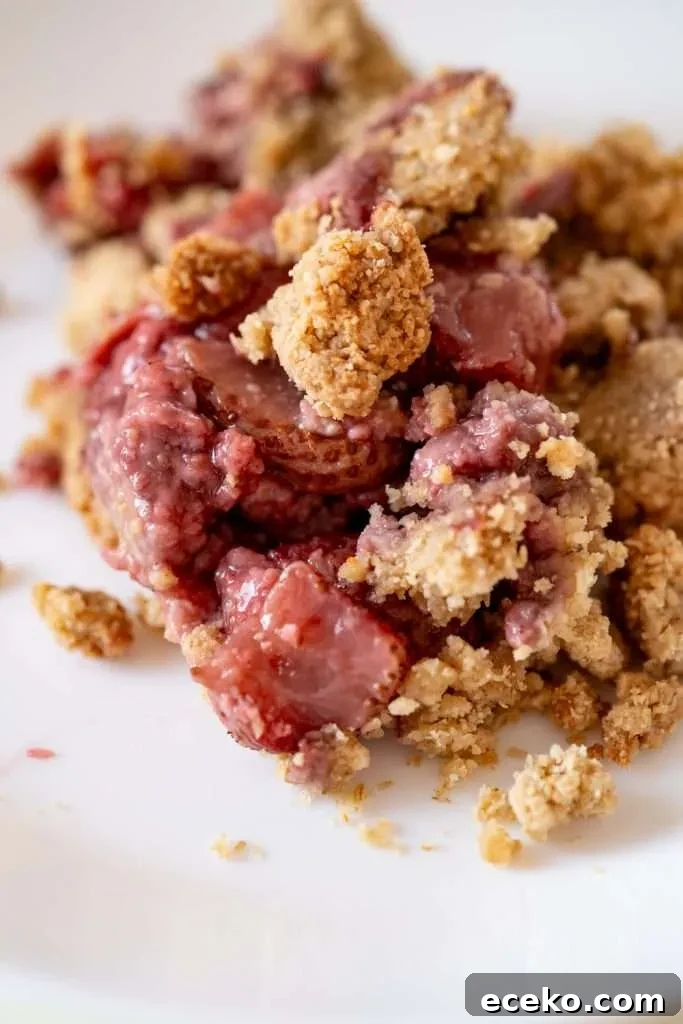 Strawberry Oatmeal Crumble Recipe with Fresh Berries 12 then enjoy