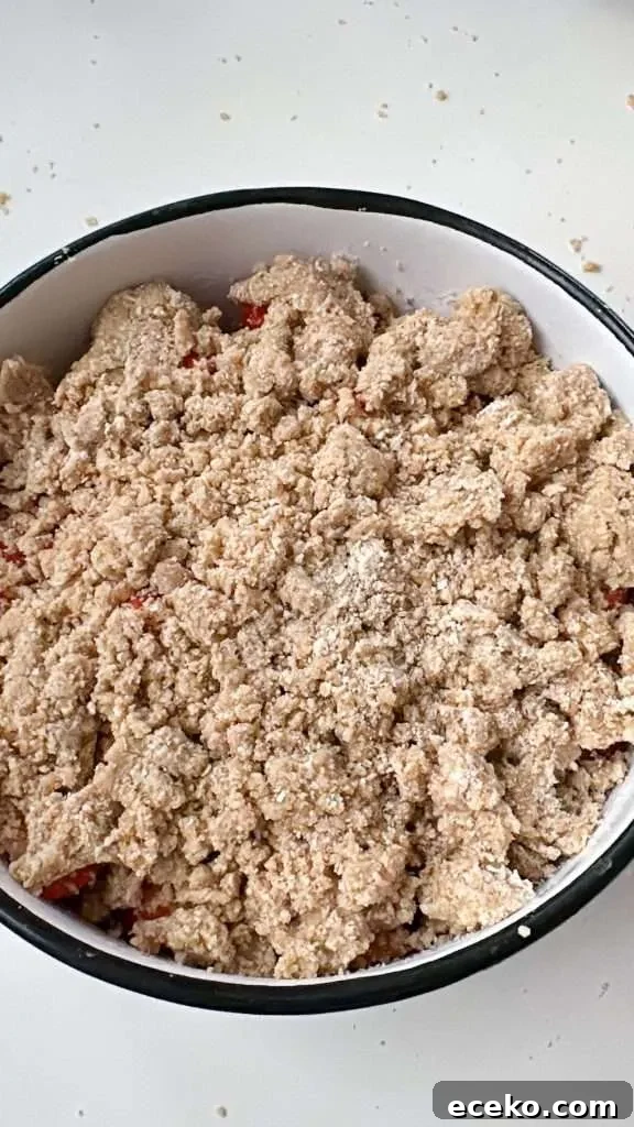 Strawberry Oatmeal Crumble Recipe with Fresh Berries 10 cover all