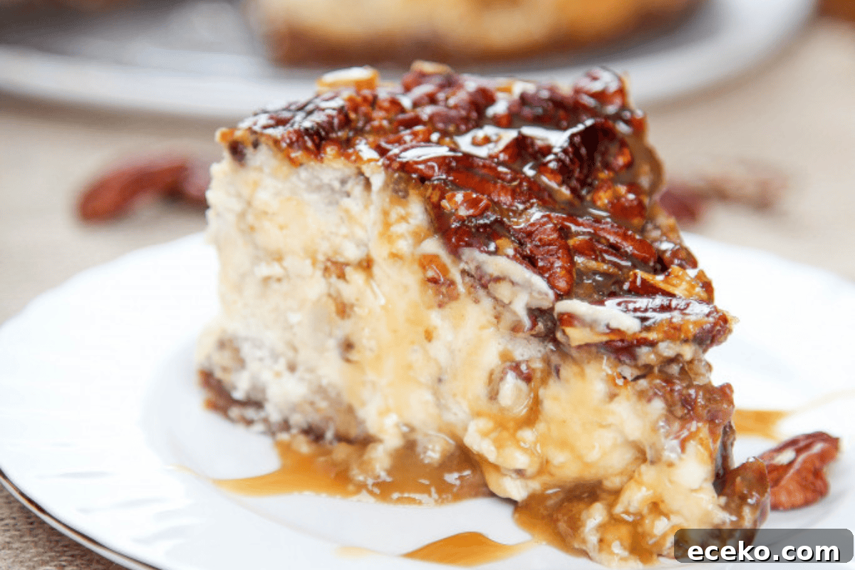 Pecan Pie Cheesecake Recipe: Creamy Layered Pecan Dessert 6 img 11387 5
