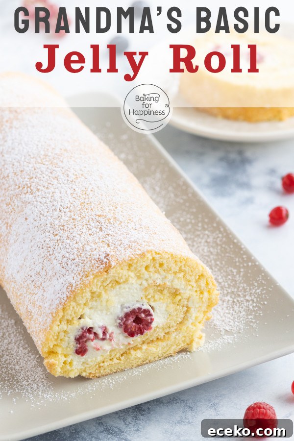 Jelly Roll Recipe with Pro Tips for Perfect Results 7 With this recipe, grandma's jelly roll is guaranteed to succeed. Perfect for beginners and with step-by-step instructions and lots of tips.