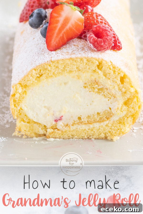 Jelly Roll Recipe with Pro Tips for Perfect Results 8 With this recipe, grandma's jelly roll is guaranteed to succeed. Perfect for beginners and with step-by-step instructions and lots of tips.