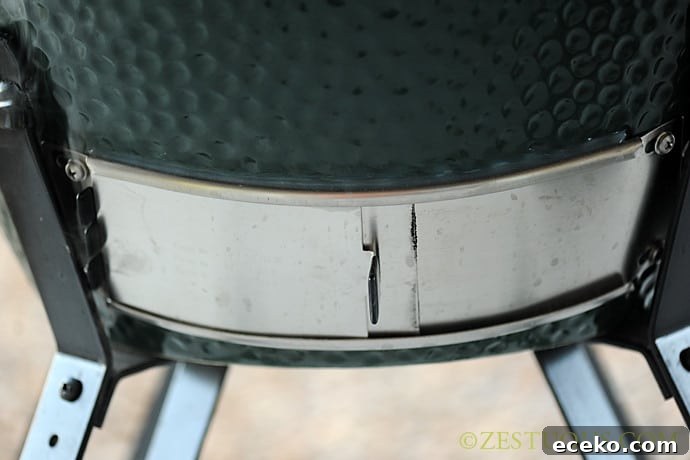 vent closed on Big Green Egg