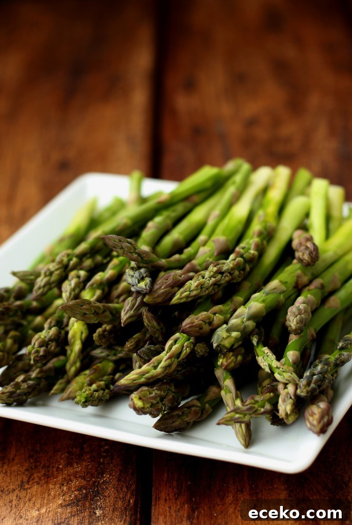Sauteed Asparagus, Bacon and Scrambled Eggs