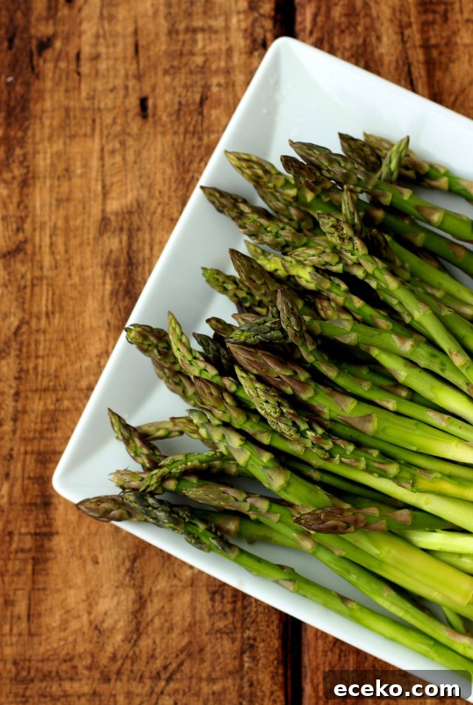 Sauteed Asparagus, Bacon and Scrambled Eggs