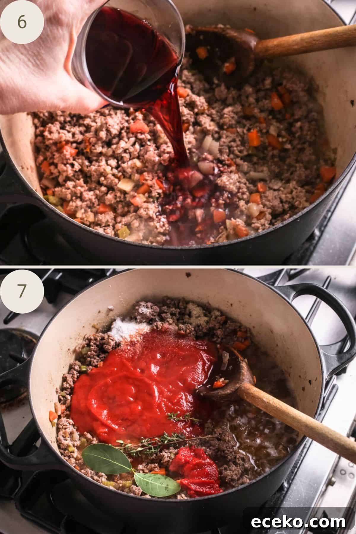 Gluten-Free Lasagna Recipe: Layered Comfort Without Wheat 7 Red wine added to mince mixture. Passata added to mixture.