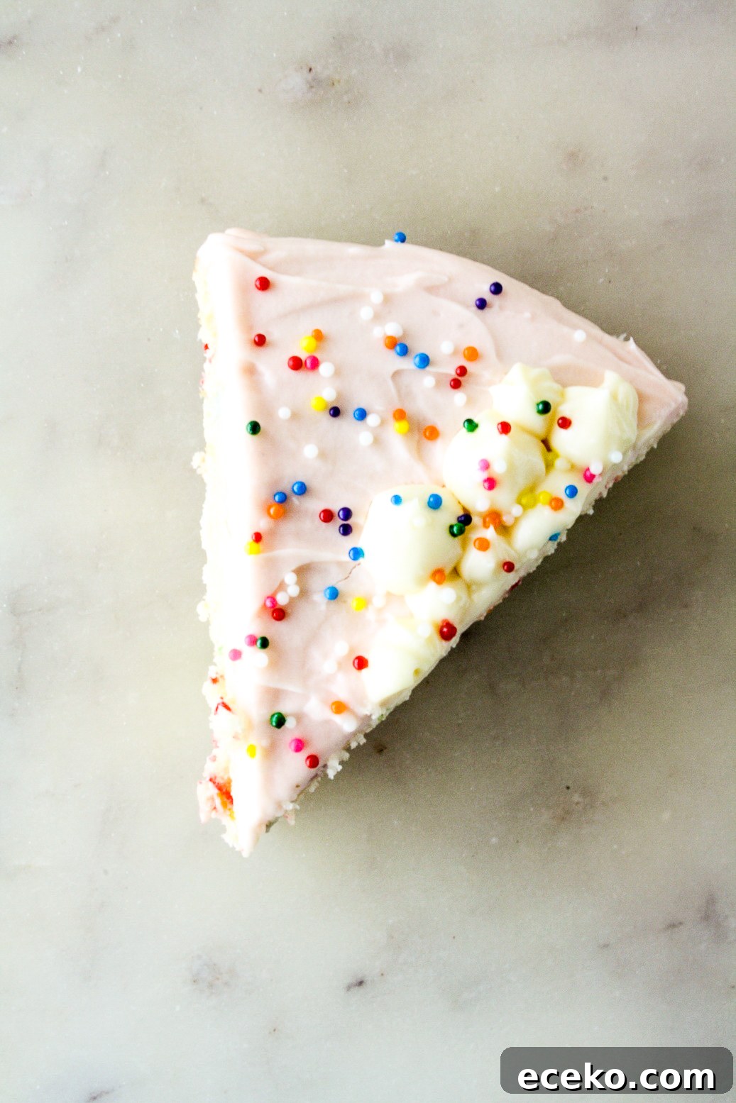 Funfetti Layer Cake with Cream Cheese Frosting Recipe 5 Buttery layer cake with sprinkles and pink frosting!