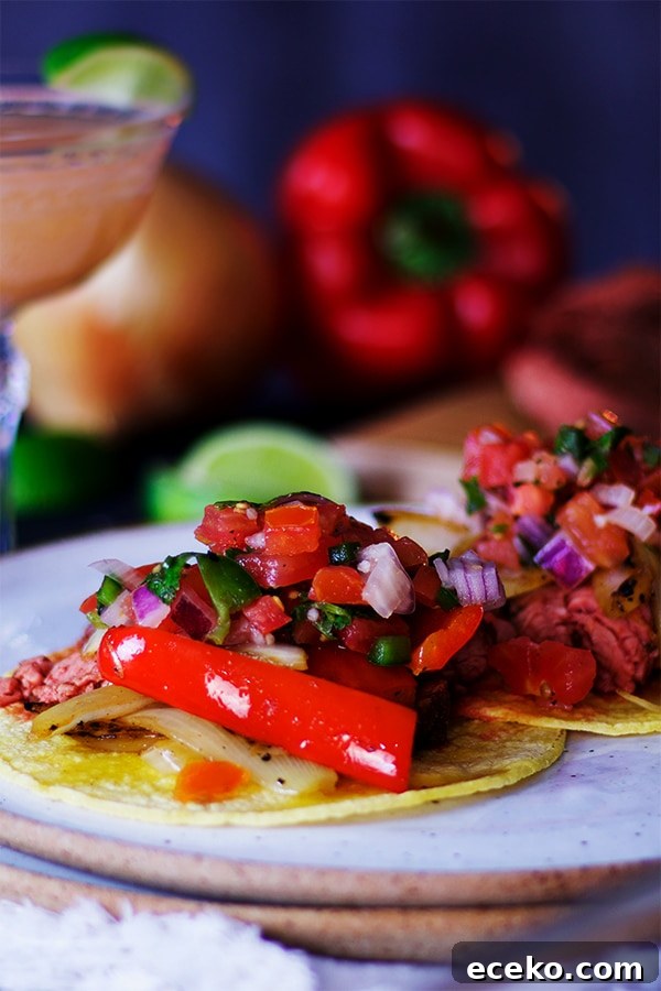 Flank Steak Tacos with Pico de Gallo
