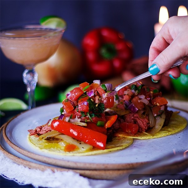 Flank Steak Tacos with Pico de Gallo