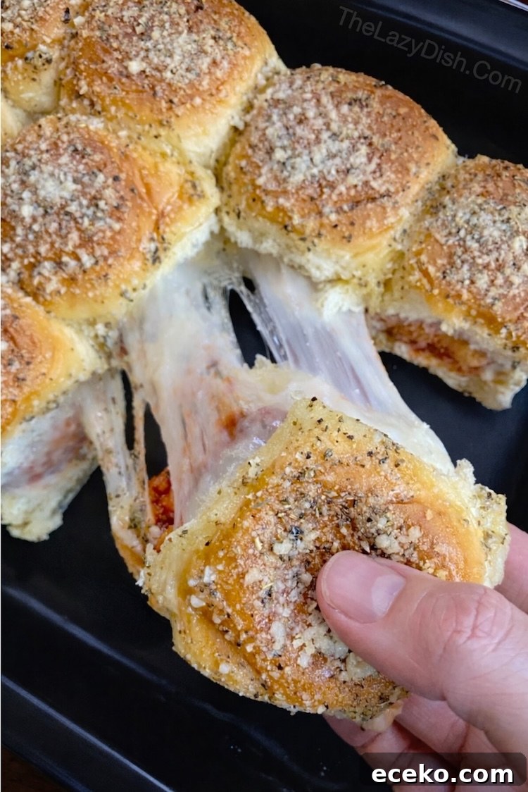 Crispy Chicken Nugget Sliders with Tangy Slaw 6 This quick and easy baked sandwich recipe is great for a family with kids on school nights or anytime you're pressed for time.