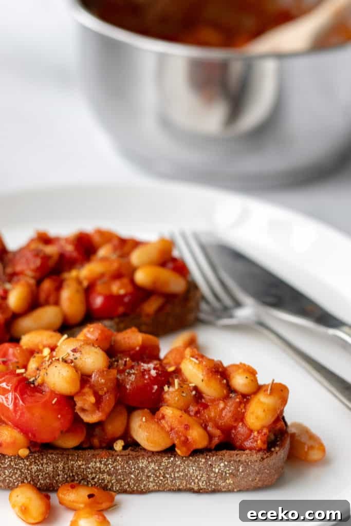 Baked Beans on Toast - Vegan, GF & Healthy! Georgie Eats.