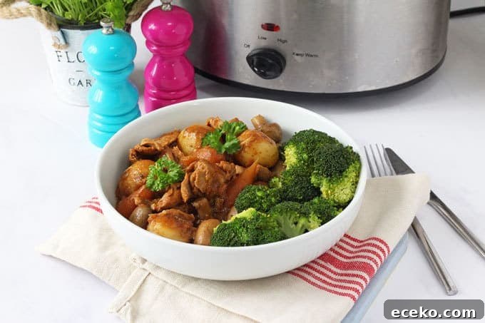 slow cooker chicken casserole