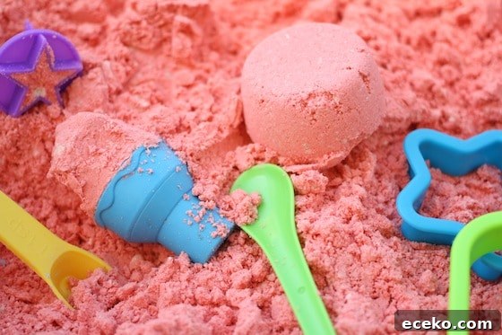 coloured cloud dough