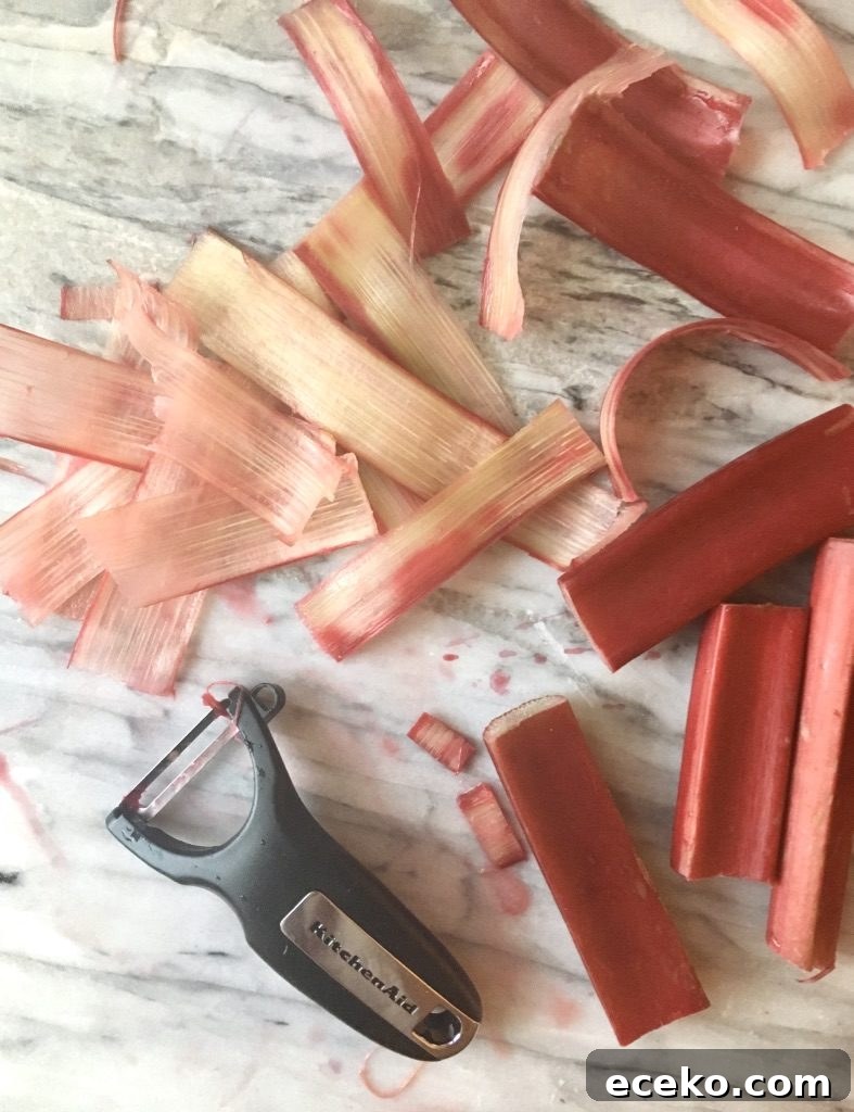 How to Make Rhubarb Roses: Simple Pastry Decorations Tutorial 2 img 148 1