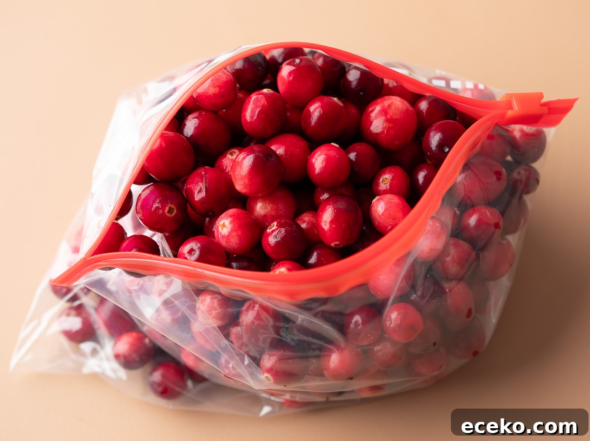 fresh cranberries